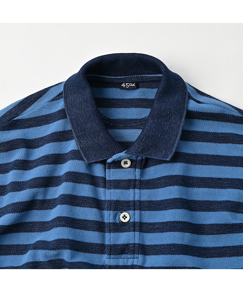 45R（フォーティファイブアール）の「縞カノコのMキャミポロ