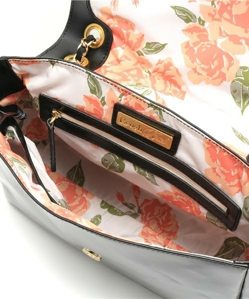 Rough Roses（ラフローゼス）の「【Rough Roses】ﾁｪｰﾝｼｮﾙﾀﾞｰﾊﾞｯｸ（ショルダーバッグ・レディース・ブラック/レッド・FREE）」の8枚目の写真