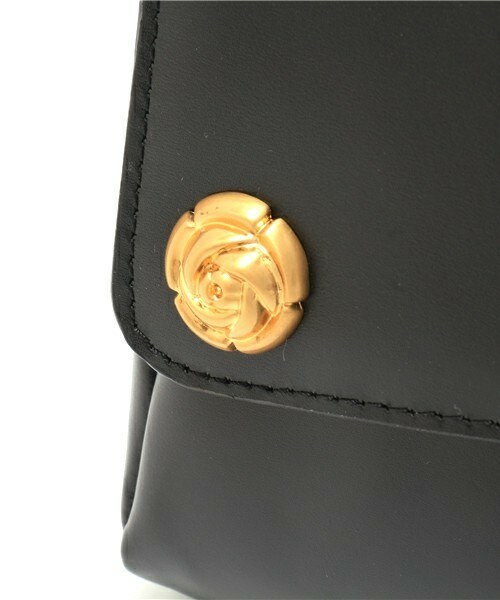 Rough Roses（ラフローゼス）の「【Rough Roses】ﾁｪｰﾝｼｮﾙﾀﾞｰﾊﾞｯｸ（ショルダーバッグ・レディース・ブラック/レッド・FREE）」の9枚目の写真