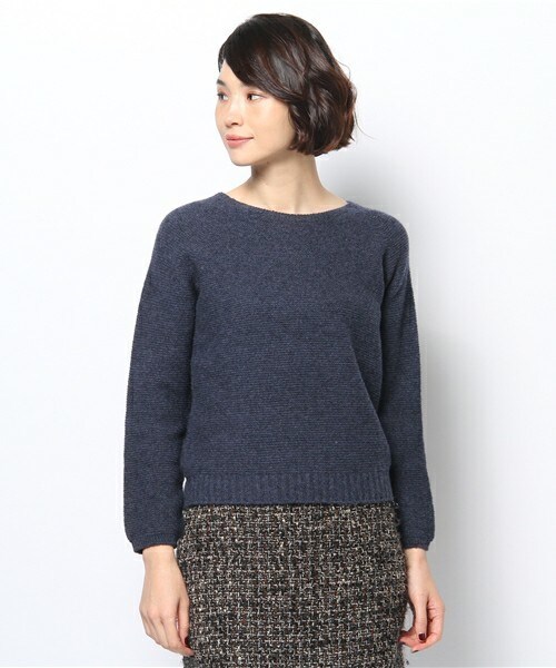 Soareak（ソアリーク）の「ﾎｰﾙｶﾞｰﾒﾝﾄﾆｯﾄPO（ニット/セーター・レディース・グレー/ベージュ/ネイビー/オレンジ・MEDIUM）」の5枚目の写真