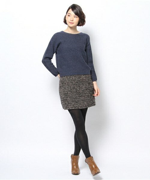 Soareak（ソアリーク）の「ﾎｰﾙｶﾞｰﾒﾝﾄﾆｯﾄPO（ニット/セーター・レディース・グレー/ベージュ/ネイビー/オレンジ・MEDIUM）」の8枚目の写真