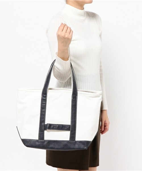 Soareak（ソアリーク）の「ｷｬﾝﾊﾞｽﾄｰﾄ（トートバッグ・レディース・ネイビー/シルバー/ゴールド・FREE）」の13枚目の写真