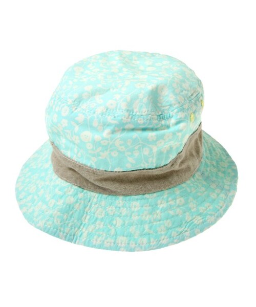 apres les cours（アプレレクール）の「◎UVカットリバーシブルハット（帽子・キッズ・ネイビーブルー/オフホワイト/ピンク/サックス・48/50/52/54/56）」の9枚目の写真