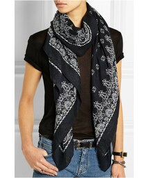 SAINT LAURENT ラバリエ スカーフ SAINT LAURENT/サンローラン_men通販 | スクエア ラヴァリエスカーフ