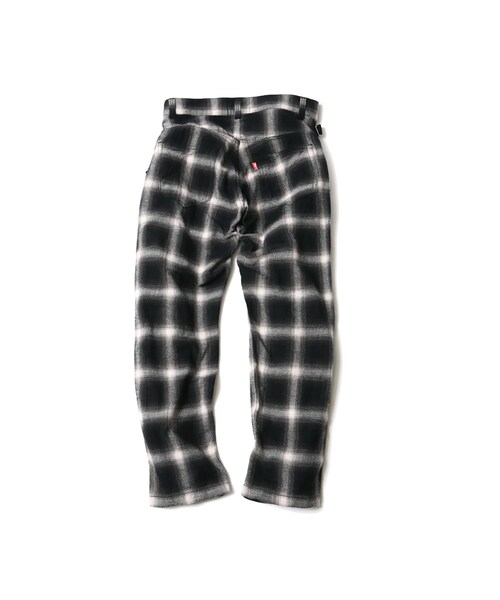 VIRGOwearworks（ヴァルゴウェアワークス）の「Oblique check pants チェックパンツ（パンツ・メンズ・BLUE/BLACK・2/3/4）」の4枚目の写真