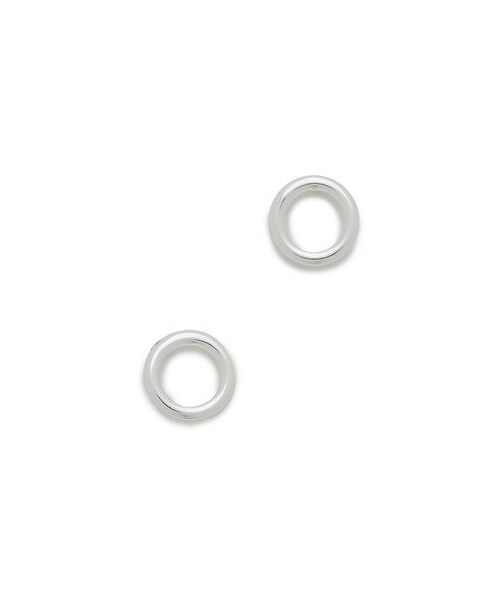 SHASHI(シャシ)の「Shashi Open Circle Stud Earrings(ピアス(両耳用)・レディース・Silver・One Size)」の1枚目の写真