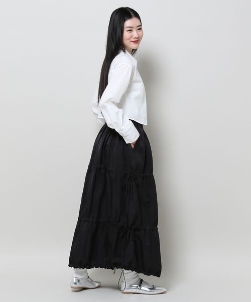 ALAND（エーランド）の「PLASMASPHERE／GISELLE スカート（スカート・ライトグレー(12)/ブラック(19)・F）」の15枚目の写真