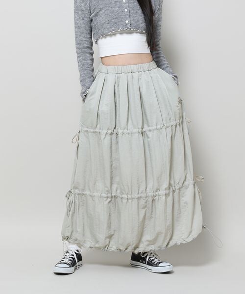 ALAND（エーランド）の「PLASMASPHERE／GISELLE スカート（スカート・ライトグレー(12)/ブラック(19)・F）」の11枚目の写真