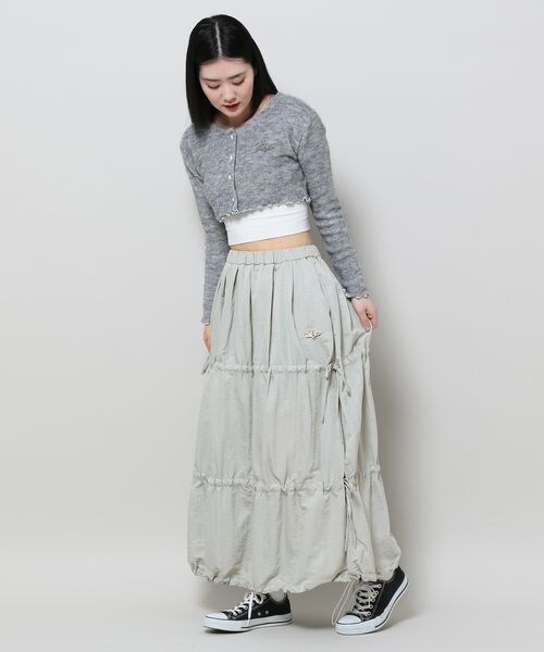 ALAND（エーランド）の「PLASMASPHERE／GISELLE スカート（スカート・ライトグレー(12)/ブラック(19)・F）」の9枚目の写真
