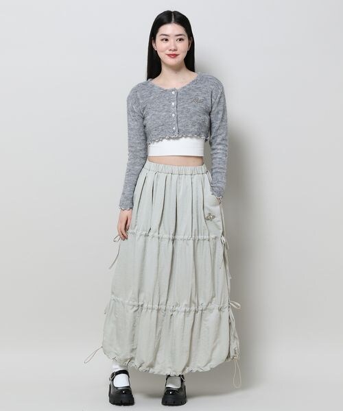 ALAND（エーランド）の「PLASMASPHERE／GISELLE スカート（スカート・ライトグレー(12)/ブラック(19)・F）」の8枚目の写真