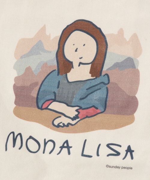 LAKOLE（ラコレ）の「[世界の名作]トートバッグ(L)（バッグ・真珠の耳飾り01/ラストサパー02/笛を吹く少年03/ひまわり04/モナリザ05/神奈川沖浪裏06・F）」の17枚目の写真