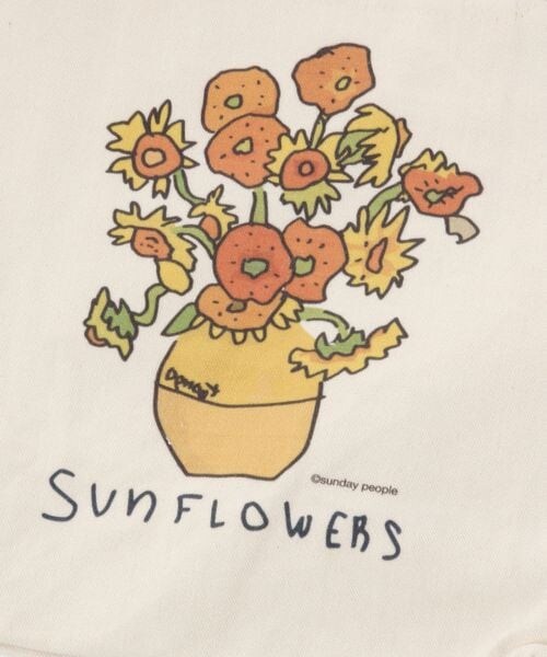 LAKOLE（ラコレ）の「[世界の名作]トートバッグ(L)（バッグ・真珠の耳飾り01/ラストサパー02/笛を吹く少年03/ひまわり04/モナリザ05/神奈川沖浪裏06・F）」の16枚目の写真