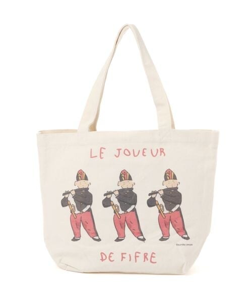 LAKOLE（ラコレ）の「[世界の名作]トートバッグ(L)（バッグ・真珠の耳飾り01/ラストサパー02/笛を吹く少年03/ひまわり04/モナリザ05/神奈川沖浪裏06・F）」の6枚目の写真