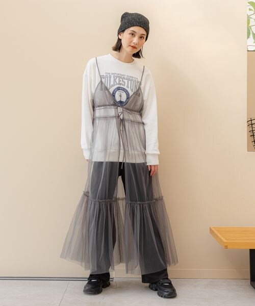 LAKOLE（ラコレ）の「チュールキャミワンピース（）」 - WEAR