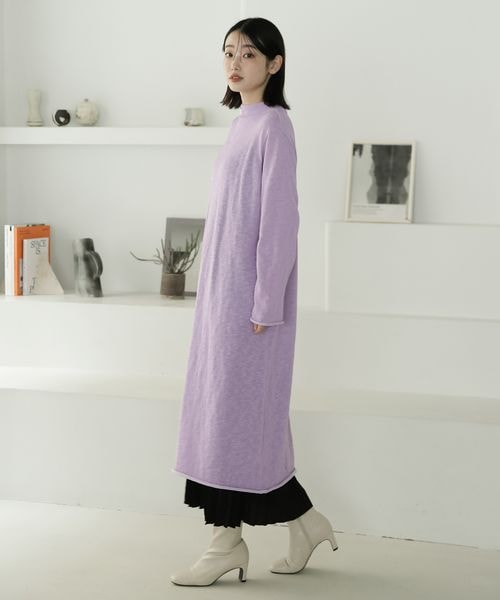 新品 定価189200円 ルメール 上質 モックネック ニット ワンピース 新品 定価189200円 ルメール 上質 モックネック ニット ワンピース