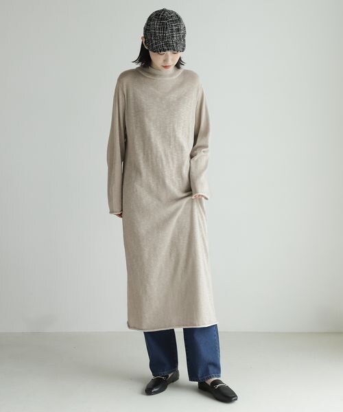 新品 定価189200円 ルメール 上質 モックネック ニット ワンピース 新品 定価189200円 ルメール 上質 モックネック ニット ワンピース