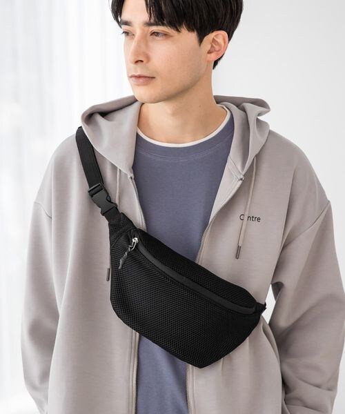 LAKOLE(ラコレ)の「メッシュボディバッグ/アウトレット価格(その他・メンズ・シルバー(01)/ブラック(19)/ブラウン(50)・F)」の6枚目の写真