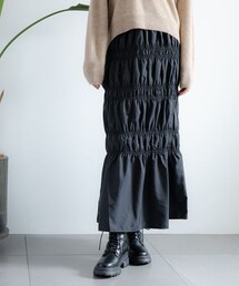 LAKOLE（ラコレ）の「シャーリングスカート（スカート）」
