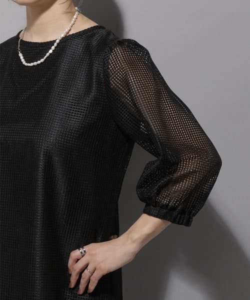 LEPSIM（レプシィム）の「2WAY格子レースワンピース（）」 - WEAR