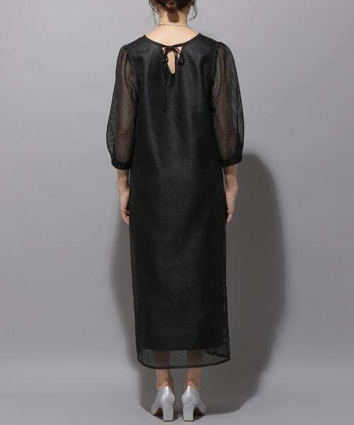 LEPSIM 【結婚式／オケージョン】2WAY格子レースワンピース FREE LEPSIM（レプシィム）の「【結婚式／オケージョン】2WAY格子レース