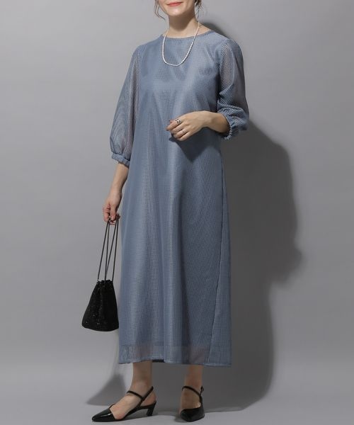 LEPSIM（レプシィム）の「2WAY格子レースワンピース（）」 - WEAR