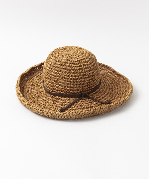 KBF（ケイビーエフ）の「寬緣帽（帽子・レディース・原色/棕色・one）」の2枚目の写真