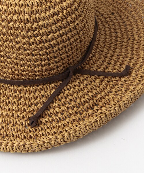 KBF（ケイビーエフ）の「寬緣帽（帽子・レディース・原色/棕色・one）」の4枚目の写真
