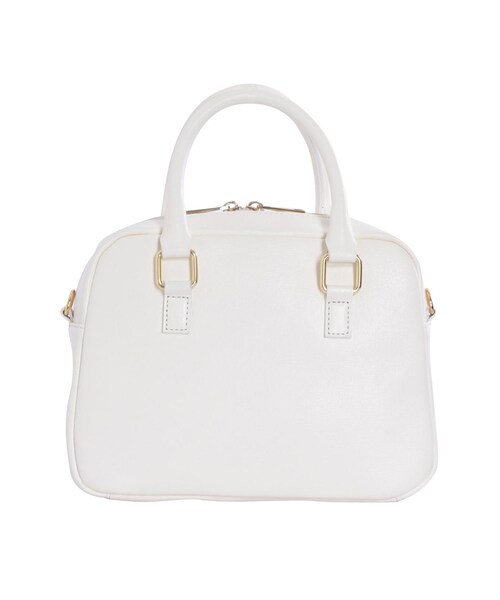 EVRIS(エヴリス)の「スクエアミニボストンBAG(バッグ・レディース・ホワイト/ブラック/レッド・F)」の7枚目の写真