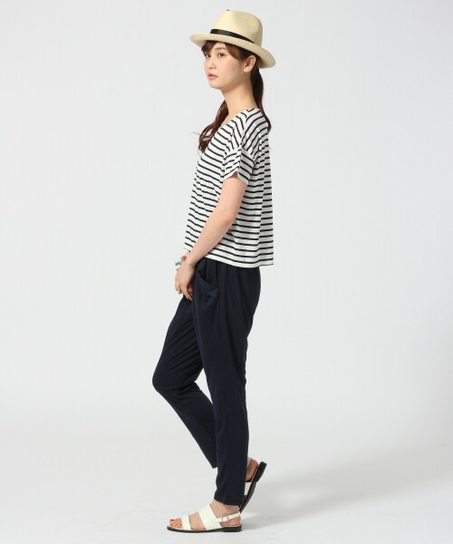 GLOBAL WORK（グローバルワーク）の「【セットアイテム】２ＷＡＹカットオールインワン（ワンピース/ドレス・レディース・ブラック09/ネイビー88・Ｍ/Ｌ）」の5枚目の写真