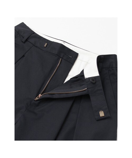 URBAN RESEARCH DOORS（アーバンリサーチドアーズ）の「コットンタックワイドパンツ（パンツ・レディース・BEIGE/NAVY・36/38）」の10枚目の写真