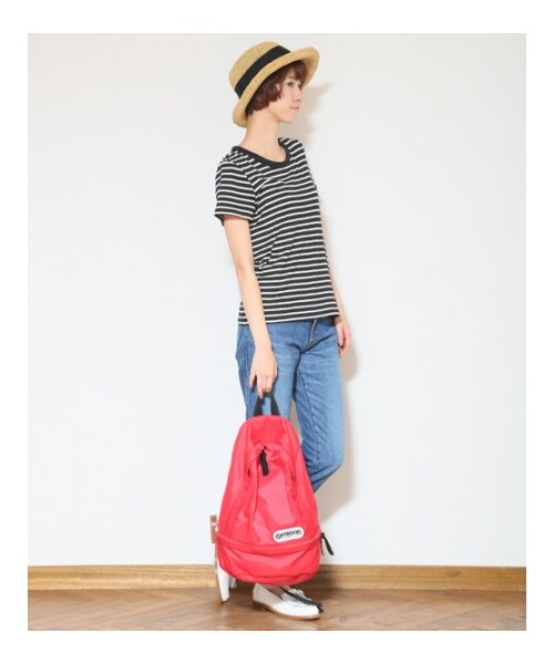 HOLIDAY(ホリデイ)の「BORDER TEE(トップス・レディース・KHAKI/BLUE/BLACK・ONE SIZE)」の10枚目の写真