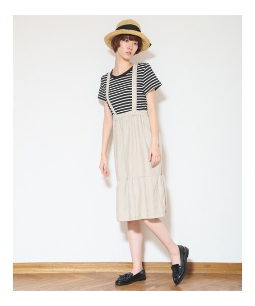HOLIDAY(ホリデイ)の「BORDER TEE(トップス・レディース・KHAKI/BLUE/BLACK・ONE SIZE)」の11枚目の写真