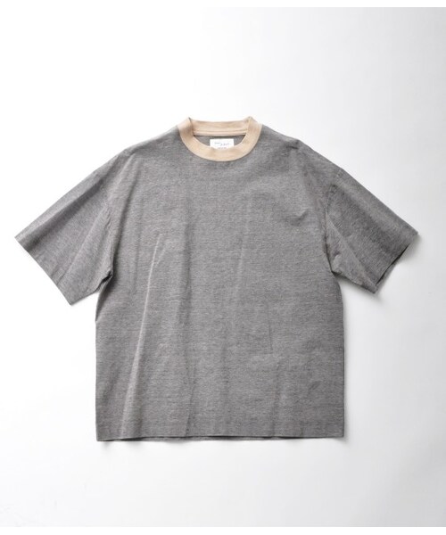 ADAM ET ROPE'（アダムエロペ）の「【先行予約】ペーパープレス BIG Tシャツ（Ｔシャツ/カットソー・メンズ・グレー/ホワイト・M/L）」の6枚目の写真