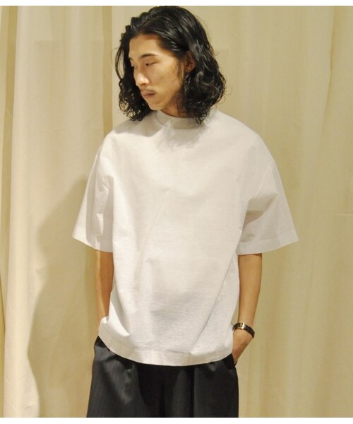 ADAM ET ROPE'（アダムエロペ）の「【先行予約】ペーパープレス BIG Tシャツ（Ｔシャツ/カットソー・メンズ・グレー/ホワイト・M/L）」の13枚目の写真