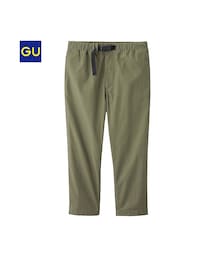 GU | （GU）コットンイージークロップドパンツ(パンツ)