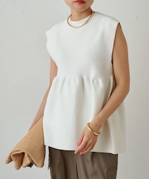 LOUNGEDRESS（ラウンジドレス）の「ペプラムフレンチニット
