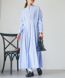 un dix cors（アンディコール）の「《予約》ウエストタックストライプワンピース（ワンピース/ドレス）」