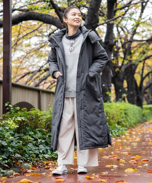 studio CLIP（スタディオクリップ）の「あったか中綿ロングコート[プチ