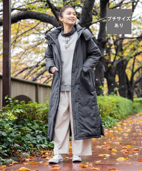 studio CLIP（スタディオクリップ）の「あったか中綿ロングコート[プチ