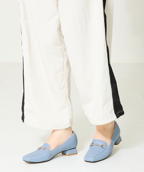 【限定値下げ❗️】NICALニカル スクエアトゥチャンキーヒールパンプス 24.5 NICAL パンプス 「本革」「NICAL」スクエアトゥチャンキーヒール