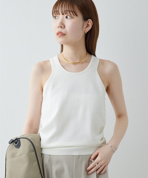 ニット セーター 「HERITANOVUM」シーアイランドコットンタンクトップ レディース HERITANOVUM ニット セーター 「HERITANOVUM」シーアイランド