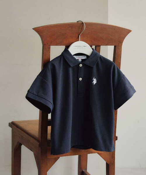 CIAOPANIC TYPY（チャオパニックティピー）の「【KIDS】【U.S. POLO ASSN】カノコポロシャツ（ポロシャツ・キッズ・ホワイト/グリーン/ネイビー・100/120/140/150）」の3枚目の写真