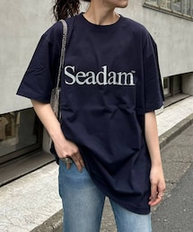 CIAOPANIC TYPY | 【UNISEX】SEADAMロゴ半袖TEE(Tシャツ/カットソー)