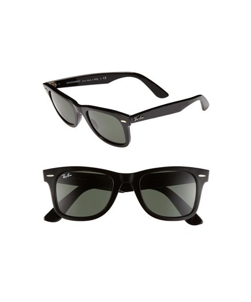 Ray-Ban(レイバン)の「Ray-Ban 'Classic Wayfarer' 50mm Sunglasses(サングラス・レディース・Tortoise/Black)」の3枚目の写真