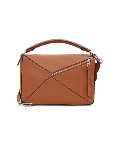 LOEWE(ロエベ)の「LOEWE 'Small Puzzle' Leather Bag(クラッチバッグ・レディース・Tan・11“W x 7“H x 5“D.)」の2枚目の写真