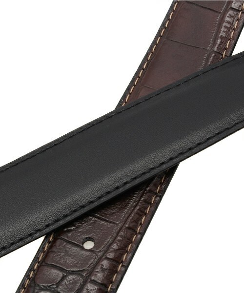 CROWDED CLOSET（クラウデッドクローゼット）の「リバーシブル革ベルト【30mm幅】（ベルト・メンズ・ブラック/ブラウン/キャメル・FREE）」の8枚目の写真