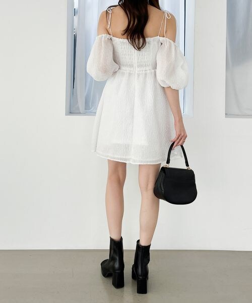 Heather　ヘザー　3way　ジャガードミニ　ワンピース　新品未使用タグ付 Heather（ヘザー）の「3WAYジャガードミニワンピース（）」 - WEAR