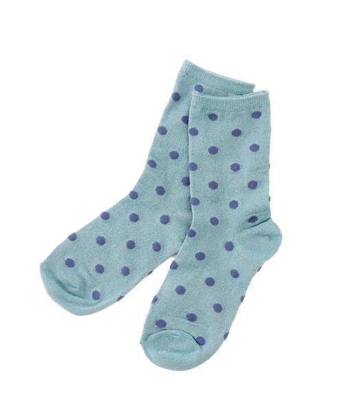 3coins（3coins）の「ドットラメソックス（ソックス/靴下・ホワイト/イエロー/ブルー・FREE）」の2枚目の写真