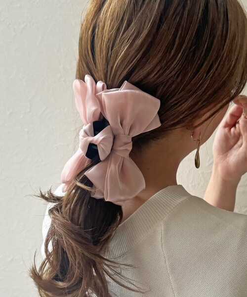 Lattice（Lattice）の「リボンバンスクリップ（バレッタ/ヘアクリップ