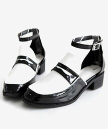 DHOLIC | アンクルストラップローファーシューズ(ドレスシューズ)